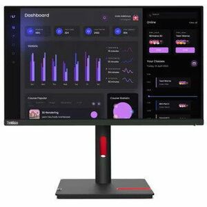 Monitor LED Lenovo ThinkVision T24i-30 23.8 inch FHD IPS 4 ms 60 Hz imagine