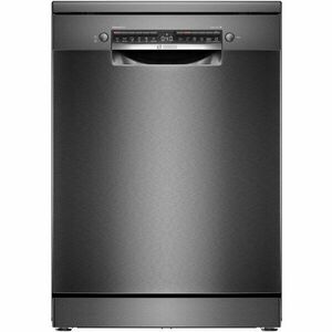 Masina de spalat vase Bosch SMS4EMC06E, 14 seturi, 6 programe, Home Connect, Silence Plus, Motor EcoSilence Drive, Clasa B, 60 cm, Inox negru imagine