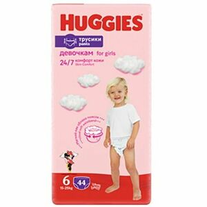 Scutece chilotel Huggies Mega pack 6, Girl, 15-25 kg, 44 buc imagine