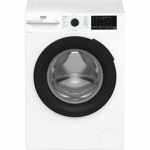 Masina de spalat rufe Beko BM3WFSU48415WB, 8 kg, 1400 rpm, Clasa A, Motor ProSmart Inverter, EnergySpin, ColdWash, SteamCure, Alb imagine