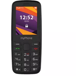 Telefon MyPhone 6410 LTE, Dual SIM, 4G, 2.4, Negru, 1400mAh imagine