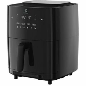 Friteuza cu aer cald Electrolux 800 XXL Steam EAF7SB, 1700 W, capacitate 6.9L, 2, 3 kg cartofi prajiti, display digital, 4 moduri de gatire, 6 programe automate, timer 99 min, negru imagine