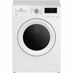 Masina de spalat rufe cu uscator Beko HTV8726XSW, Spalare 8 kg, Uscare 5 kg, Clasa D, 1200 RPM, SteamCure, HomeWhiz, Motor Inverter, AddXtra, Alb imagine