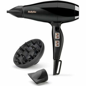 Uscator de par Babyliss Air Power Pro 6716DE, 2300 w, ionizare, 3 trepte, 2 viteze, negru imagine