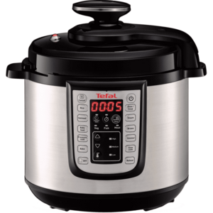 Oala sub presiune electrica Tefal CY505E30 One Pot, 1200 W, 6 L, 25 de programe, pastrare la cald, Negru imagine