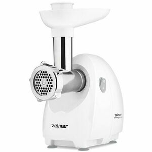 Masina de tocat carne Zelmer ZMM4055B, 1900 W, 2, 5 kg capacitate de tocare pe minut, 3 site, 3 razatoare, accesoriu pentru carnati, cutit reversibil, accesoriu rosii imagine