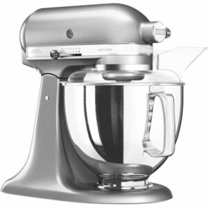 Mixer cu bol KitchenAid Artisan 5KSM175PSECU, 300W, 4.8L, Contour Silver imagine