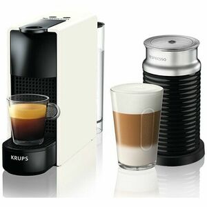 Pachet Espressor Nesspreso by Krups Essenza Mini, 1100 W, 19 bar, 0.6 L, Alb + Aparat spumare lapte Aeroccino 3, 1450 W, Negru, + set capsule degustare imagine