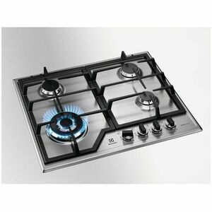 Plita incorporabila Electrolux KGS64362XX, Gaz, 4 arzatoare, Wok, inox imagine