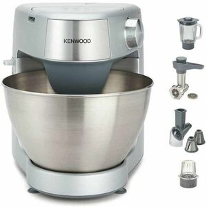 Robot de bucatarie KENWOOD Prospero+ KHC29A.R0SI, 1000 W, cantar integrat, vas 4.3l, blender sticla 1.2l, masina de tocat, procesor alimente 1.4l, storcator, presa citrice, 3 accesorii patiserie, 6 trepte viteza, argintiu imagine