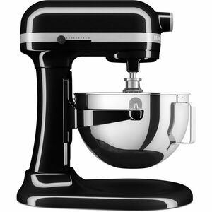 Mixer cu bol KitchenAid 5KSM55SXXEOB, 5.2L, 375 W, Model HEAVY DUTY, Negru imagine