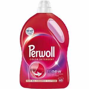 Detergent lichid pentru rufe Perwoll Renew Color, 60 spalari, 3000 ml imagine