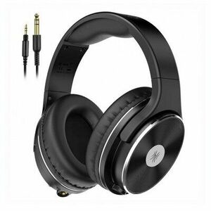 Casca OneOdio Studio-HiFi cu fir detasabil, tip over ear, utilizare profesionala, DJ, multimedia, conectare prin Jack 3.5 mm | Jack 6.35 mm, difuzor 50 mm, impedanta 32 Ohm, negru imagine