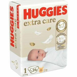 Scutece Huggies Extra Care (nr 1) Convi 26 buc, 2-5 kg imagine