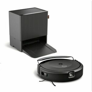 Robot de aspirare cu mop iRobot Roomba Combo 10 Max X085840, statie auto umplere lichid curatare si golire automata, mop extensibil si retractabil, camera frontala, 10 harti, evita obstacole, control aplicatie, WiFi, Alexa / Google, senzori scari, negru imagine