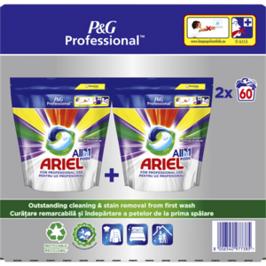 Detergent capsule Ariel Professional 3in1 PODS Color, 120 spalari imagine