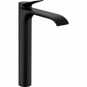 Baterie inalta lavoar, Hansgrohe, Vivenis 250, cu ventil, negru mat imagine