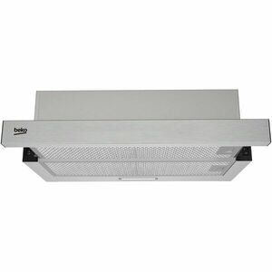 Hota incorporabila telescopica Beko HNT63322XH, Putere de absorbtie 320 mc/h, Filtru metalic, 60 cm, Inox imagine