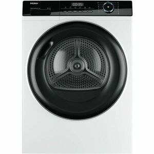 Uscator de rufe Haier HD90-A2939-S, Pompa de caldura, 9 kg, 15 programe, Clasa A++, alb imagine