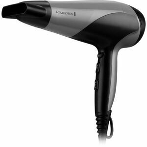 Uscator de par REMINGTON Ionic Dry 2200 D3190S, 2200W, 2 viteze, 3 trepte temperatura, gri metalic imagine