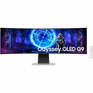 Monitor LED Samsung Gaming Odyssey G9 G95SD LS49DG950SUXDU Curbat 49 inch DQHD QD-OLED 0.03 ms 240 Hz HDR FreeSync Premium Pro & G-Sync Compatible imagine