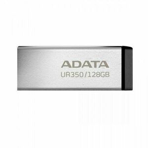 Memorie USB ADATA UR350 metalic, 128GB, USB 3.2, argintiu/negru imagine