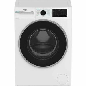 Masina de spalat rufe Beko B3WFU48215WWES, 8 kg, 1200 RPM, Clasa A, HomeWhiz prin Bluetooth Remote Control, SteamCure, AddXtra, Motor ProSmart Inverter, AutoClean Detergent Drawer, Silent Tech imagine