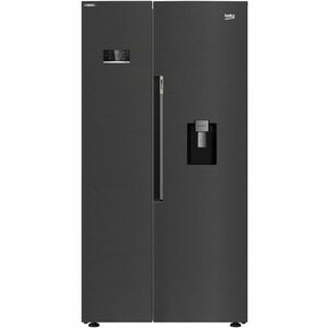 Side by Side Beko GN163241DXBRN, NeoFrost Dual Cooling, 576 l, H 179 cm, Clasa E, dark inox imagine