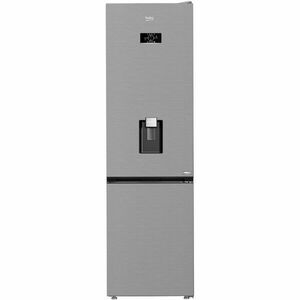 Combina frigorifica Beko B3RCNA404HDXB1, 355 l, No Frost, Clasa E, HarvestFresh, Slim tank water dispenser, AeroFlow, H 203.5 cm, Argintiu imagine