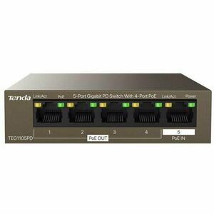 Switch TEG1105PD Gigabit, 4 Porturi, POE imagine