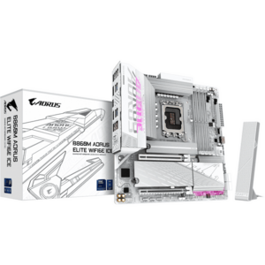 Placa de baza GIGABYTE B860M AORUS ELITE WIFI6E ICE imagine