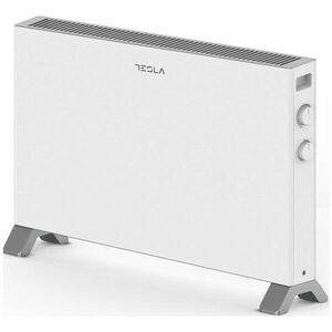 Convector electric Tesla PC302W, 2000 W, Termostat reglabil cu autoresetare, Protectie supraincalzire, Senzor pentru consum optimizat, Anti-rasturnare, Fin shape Aluminum, Alb imagine