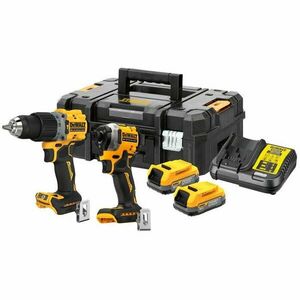 Set DeWalt DCK2050E2T: DCD805 si DCF850, Powerstack TSTAK II imagine