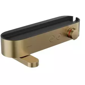 BATERIE CADA TERMOSTATATA SHOWER TABLET 400, CU PIPA, BRUSHED BRONZE imagine