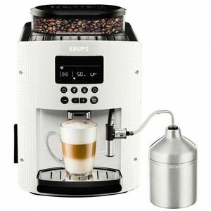 Espressor automat Espresseria Automatic EA8161, dispozitiv spumare, rasnita, ecran LCD, 15 bar, 1.7 l, alb imagine