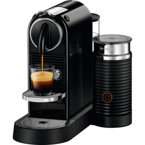 Espressor Nespresso CitiZ & Milk Black D122-EU-BK-NE, 19 bari, 1720 W, 1 l, Negru + 14 capsule cadou imagine