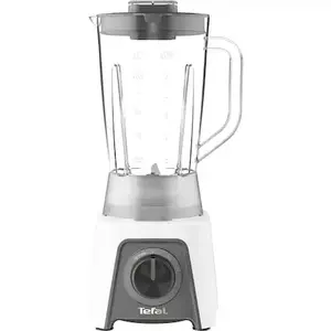 Blender Tefal Blendeo+ BL2C0130, 450W, 1.25L, 2 viteze, Functie Pulse, maruntire gheata, 4 lame detasabile, alb imagine