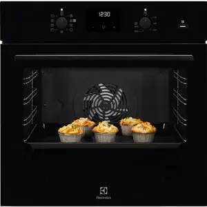 Cuptor incorporabil EOD3C70TK Electrolux, Electric, Autocuratare catalitica, 72 l, Multifunctional, Grill, SteamBake, Convectie, Clasa A, Negru imagine