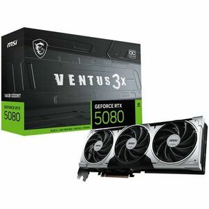 Placa video MSI GeForce RTX™ 5080 VENTUS 3X OC PLUS, 16GB GDDR7, 256-bit imagine