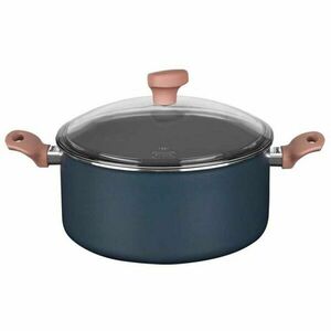 CRATITA NON STICK CU CAPAC 24 CM 5L LITHOS FEST imagine