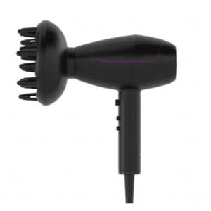 Uscator de par Tesla DRH300BPA, 2300W3 viteze, 2 trepte temp, Fct. Ionica, Negru/Violet imagine