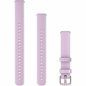 Curea smarwatch Garmin, 14 mm, silicone, Lilac / Lilac hardware, circumferinta 110 - 175 mm imagine