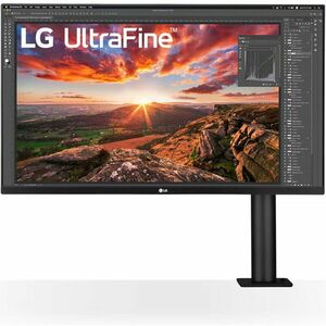 Monitor LED LG UltraFine Ergo 32UN880K-B 31.5 inch UHD IPS 5 ms 60 Hz USB-C HDR imagine