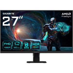 Monitor LED GIGABYTE Gaming GS27FA 27 inch FHD IPS 1 ms 180 Hz HDR FreeSync imagine