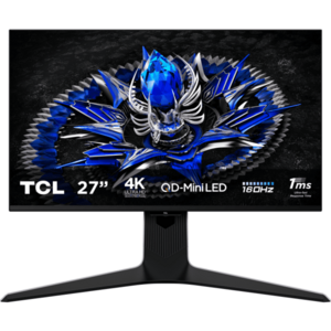 Monitor LED TCL Gaming 27R83U 27 inch UHD QD-Mini LED 1 ms 160 Hz USB-C HDR FreeSync Premium & G-Sync Compatible imagine