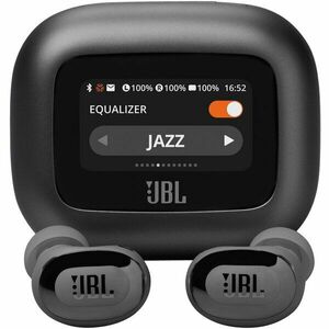 Casti In-Ear JBL Live Buds 3, Hi-Res, Smart Case, True Adaptive NC, Autonomie 40H, Multi-point, IP55, Negru imagine