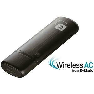 Adaptor wireless D-Link DWA-182, 1200 Mbps, Dual Band, Antena interna imagine