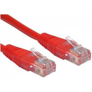 CABLU UTP Spacer SP-PT-CAT5-0.5M-R, Patch cord, CAT.5e, 0.5 m (Rosu) imagine