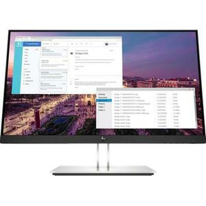 Monitor IPS LED HP 23inch E23 G4, Full HD (1920 x 1080), VGA, HDMI, DisplayPort (Negru/Argintiu) imagine