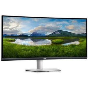 Monitor VA LED Dell 34inch S3422DW, 3440 x 1440, HDMI, DisplayPort, Boxe, Ecran Curbat, 100 Hz imagine